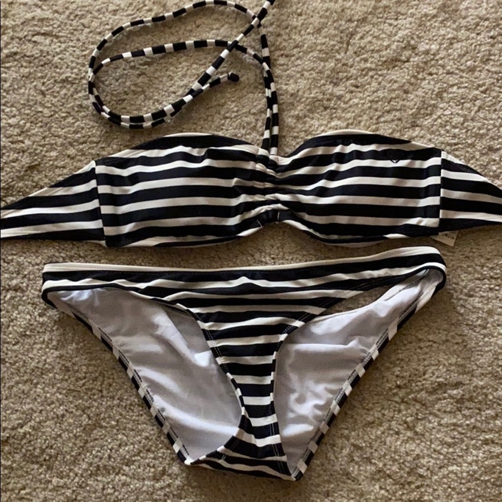 Roxy striped bikini
